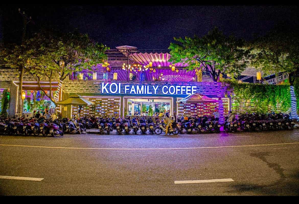 cafe cá Koi TPHCM