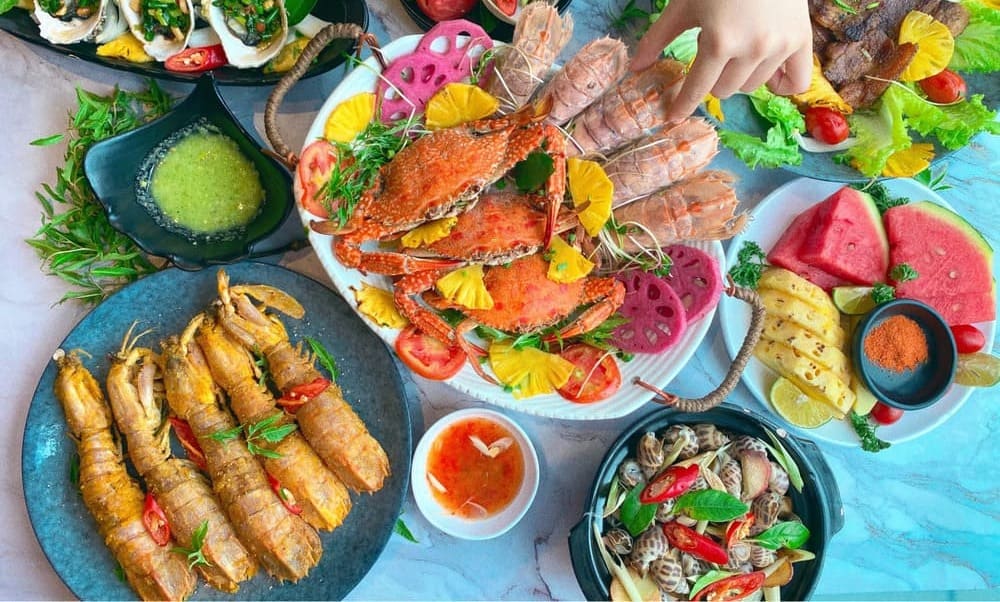 nhà hàng hải sản Hà Nội